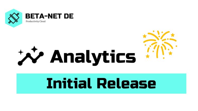 Beta-Net Analytics initiales Release