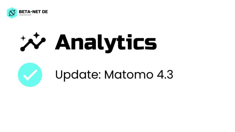 Matomo Update 4.3