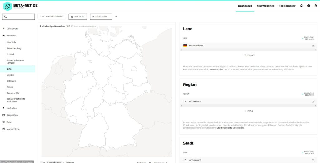Analytics App Map Geo Reports